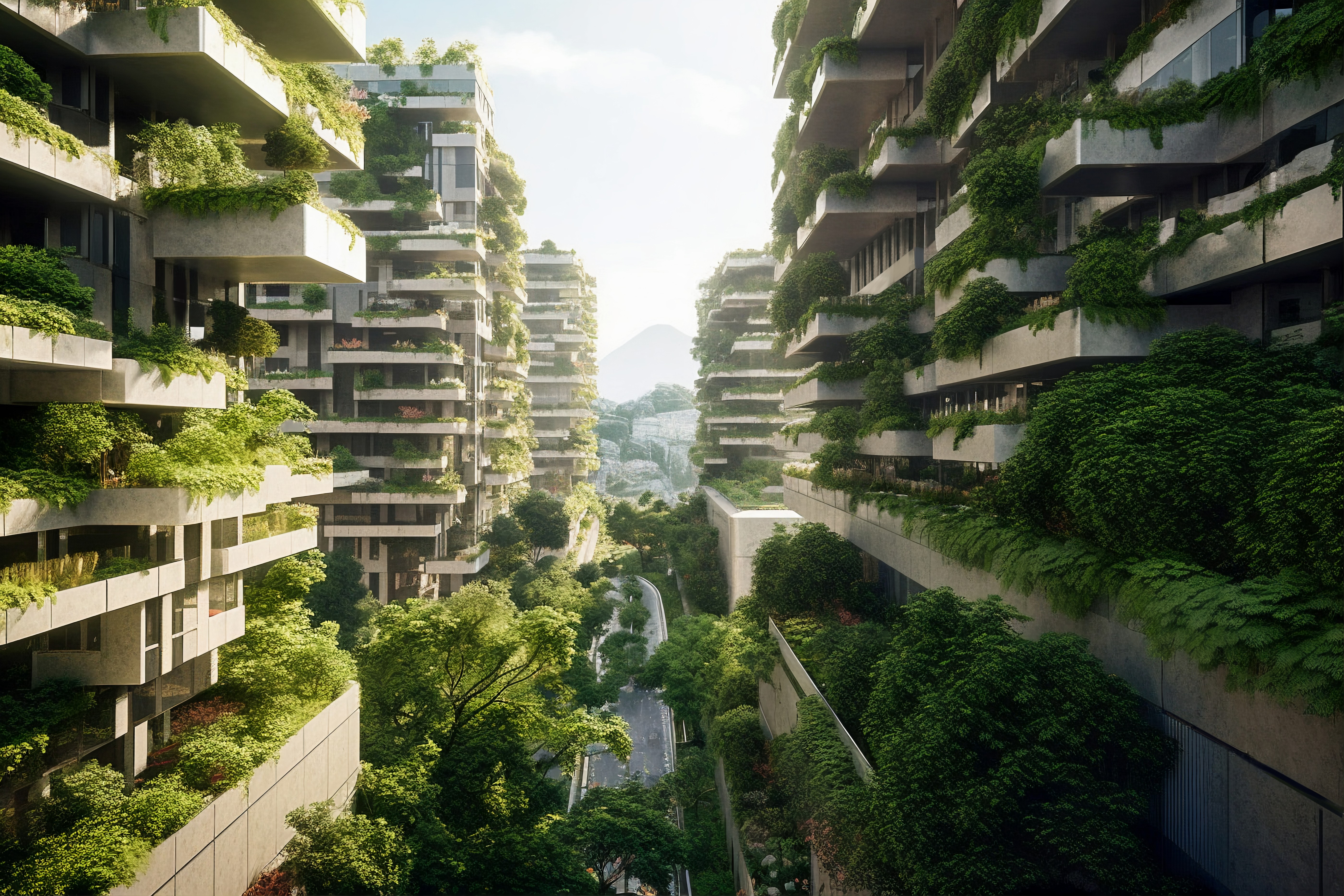 Green construction site